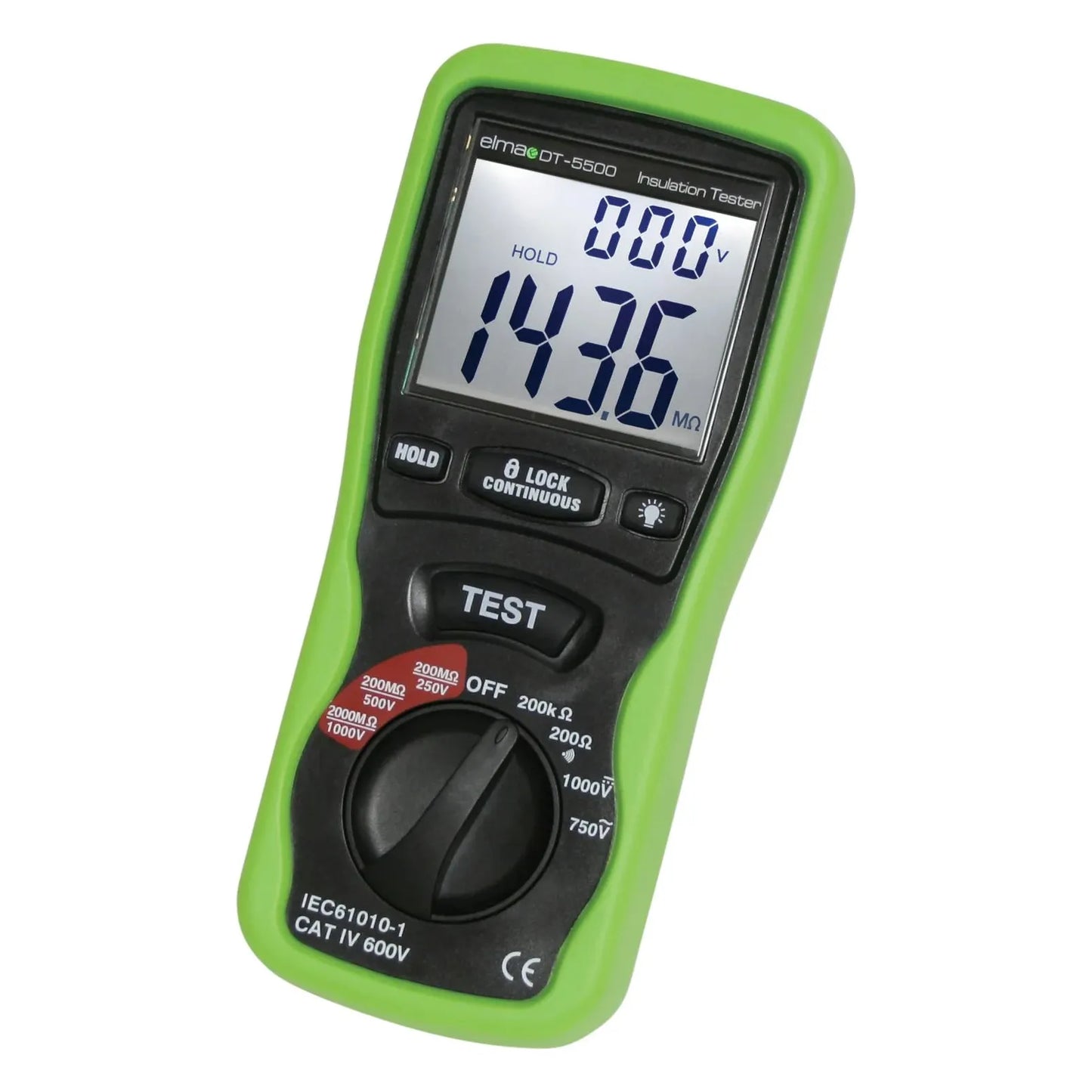 Elma isolationstestare, Batteridriven DT5500A