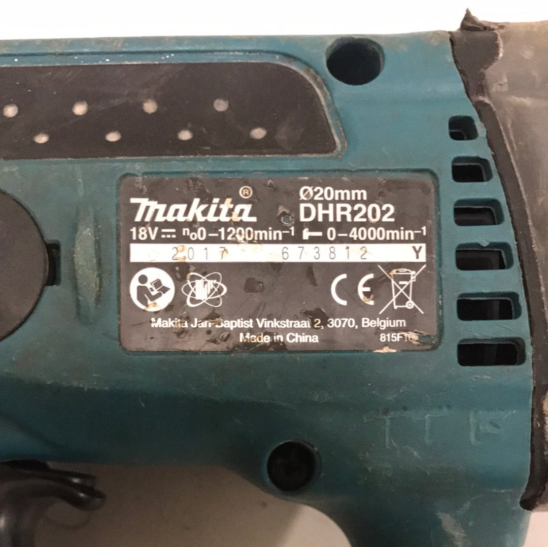 Makita Kombihammare, Batteridriven DHR202