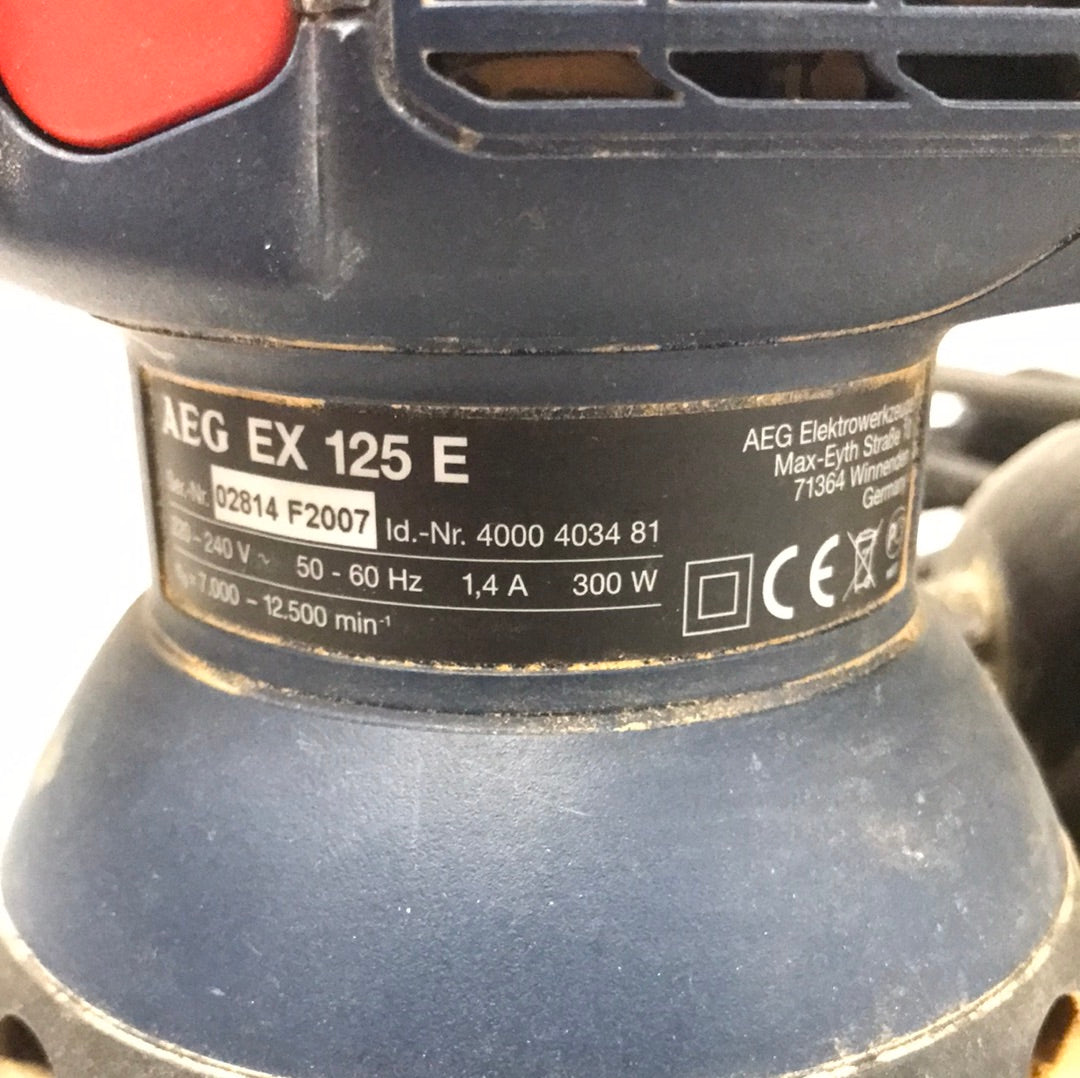 AEG Excenterslip, Eldriven EX 125 E